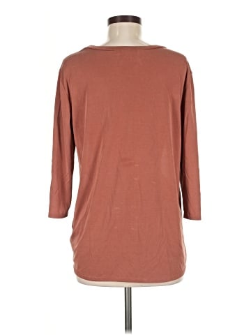 Green Envelope 3/4 Sleeve Top (view 2)
