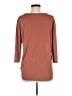 Green Envelope Brown 3/4 Sleeve Top Size M - photo 2