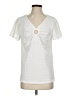 Juniper + Lime Ivory Short Sleeve Blouse Size S - photo 1