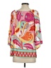 Sunny Leigh Orange 3/4 Sleeve Blouse Size S - photo 2