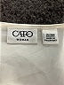 Cato 100% Polyester Ivory Sleeveless T-Shirt Size 26/28W - photo 7