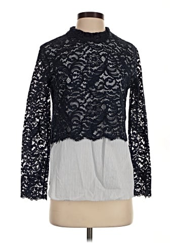 Sandro Long Sleeve Blouse (view 1)