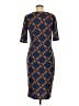 Lularoe Print Blue Cocktail Dress Size M - photo 2