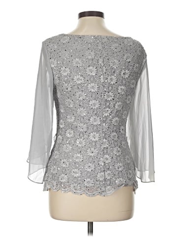 Connected Apparel 3/4 Sleeve Blouse (view 2)