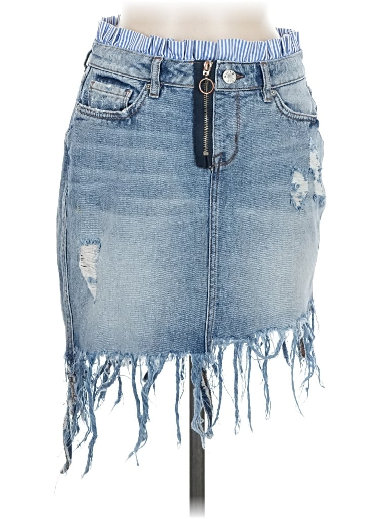Pre-owned William Rast Denim Skirt In Blue