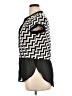 rue21 100% Polyester Chevron-herringbone Black Short Sleeve Blouse Size XL - photo 5