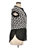 rue21 100% Polyester Chevron-herringbone Black Short Sleeve Blouse Size XL - photo 4