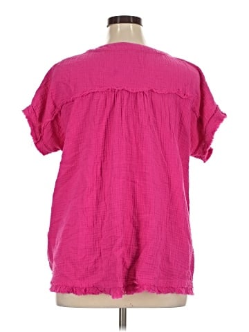 Zenana Short Sleeve Blouse (view 2)