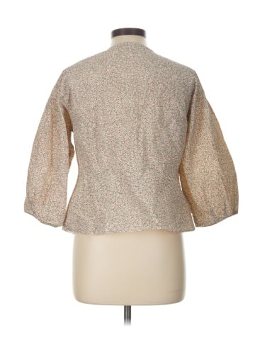 Madewell Florentine Peplum Top in Daisy Patch (view 2)