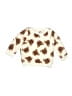 Rudolph the Red Nose Reindeer 100% Polyester Animal Print Ivory Pullover Sweater 12-18 MO / 18 MO - photo 1