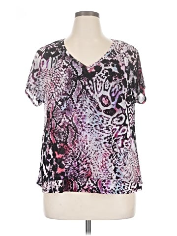 Dana Buchman Short Sleeve Blouse (view 1)