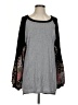 First Love Paisley Gray Pullover Sweater Size S - photo 1