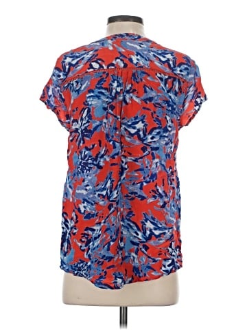 Tolani Short Sleeve Silk Top (view 2)