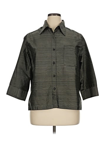 Chico's Design 3/4 Sleeve Button-Down Shirt (view 1)