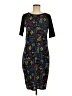 Lularoe Graphic Black Casual Dress Size M - photo 1
