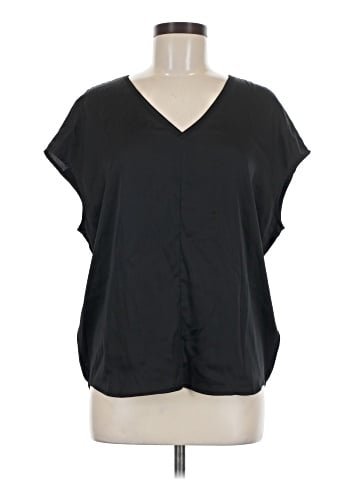 White House Black Market Short Sleeve Blouse (view 1)