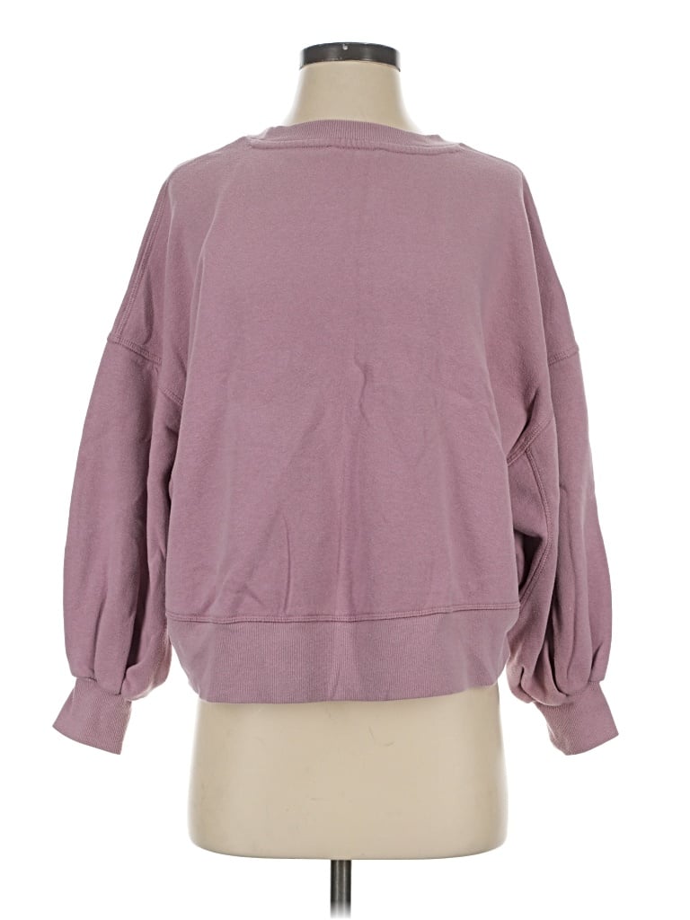 Pre-owned Zenana Sweatshirt In Purple