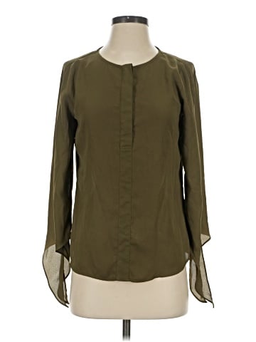 H By Halston Long Sleeve Blouse (view 1)