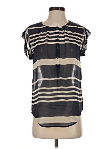 Broadway & Broome Short Sleeve Silk Top (view 1)
