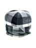 Lands' End 100% Polyester Plaid Gray Hat Size Sm - Med - photo 1