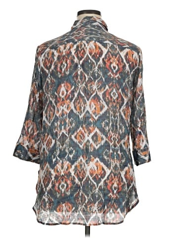 Westbound 3/4 Sleeve Button-Down Shirt (view 2)