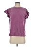 Easel Purple Short Sleeve Top Size S - photo 1
