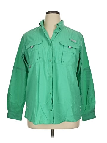 Columbia 3/4 Sleeve Button-Down Shirt (view 1)