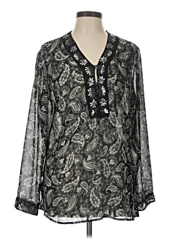 White Stag Long Sleeve Blouse (view 1)