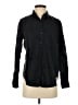 Everlane Solid Black Long Sleeve Button-Down Shirt Size 4 - photo 1