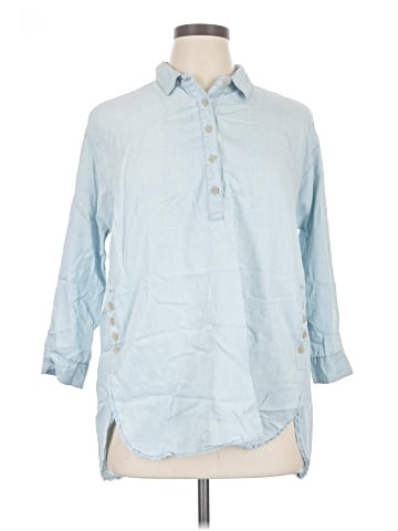 Intro 3/4 Sleeve Button-Down Shirt (view 1)