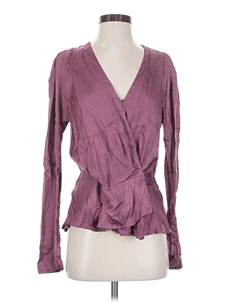 Pre-owned Yfb Long Sleeve T-shirt In Purple