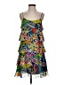 Lapis 100% Polyester Tropical Green Cocktail Dress Size S - photo 1