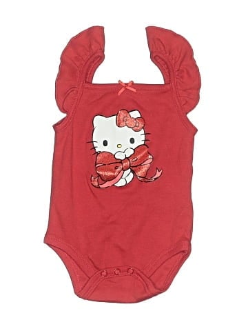 Hello Kitty Short Sleeve Onesie (view 1)