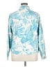 Patchington 100% Silk Tropical Blue Jacket Size XL - photo 2