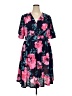 Lularoe Floral Blue Casual Dress Size 22 - 24 - photo 1
