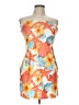 Unbranded Tropical Orange Cocktail Dress Size L - photo 1