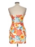 Unbranded Tropical Orange Cocktail Dress Size L - photo 2