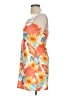 Unbranded Tropical Orange Cocktail Dress Size L - photo 5