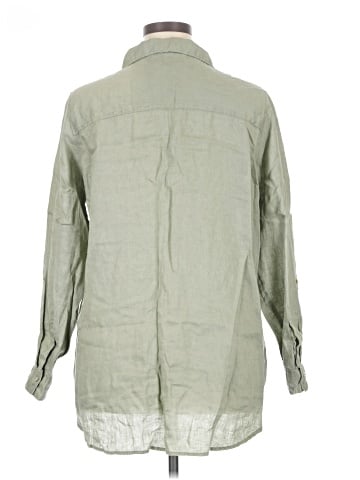 Sigrid Olsen 3/4 Sleeve Button-Down Shirt (view 2)