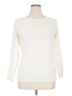 Rachel Zoe Solid Ivory Pullover Sweater Size XL - photo 1