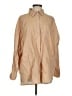 Cotton On Solid Tan Long Sleeve Button-Down Shirt Size S - photo 1