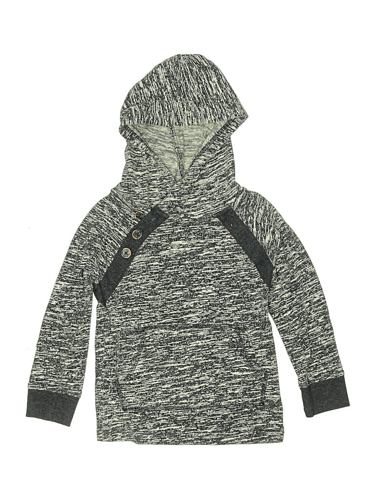 Pre-owned Cat & Jack Kids' Pullover Hoodie In Gray