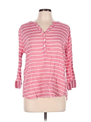 St. John's Bay 3/4 Sleeve Top (view 1)