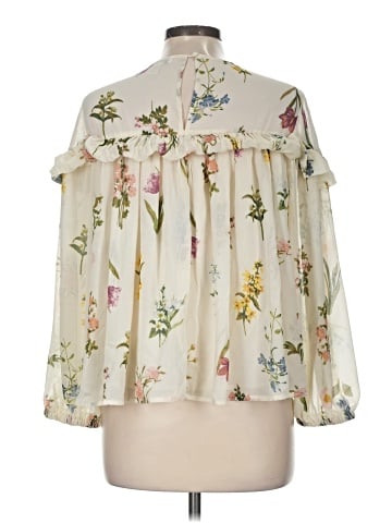 Cupcakes & Cashmere Long Sleeve Blouse (view 2)