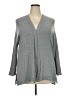 Three Dots Gray Kimono Size 2X - photo 1