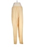 Patchington 100% Polyester Solid Yellow Casual Pants Size M - photo 2