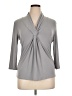PREMISE Gray 3/4 Sleeve Top Size XL - photo 1