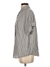 Splendid 100% Viscose Stripes Gray Short Sleeve Button-Down Shirt Size XS - photo 5