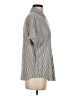 Splendid 100% Viscose Stripes Gray Short Sleeve Button-Down Shirt Size XS - photo 4