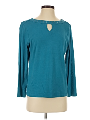 Karen Scott Long Sleeve Top (view 1)